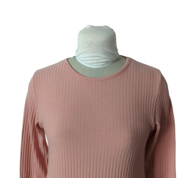 Boohoo Ribbed Ruffle Mini Dress - Picture 4 of 5